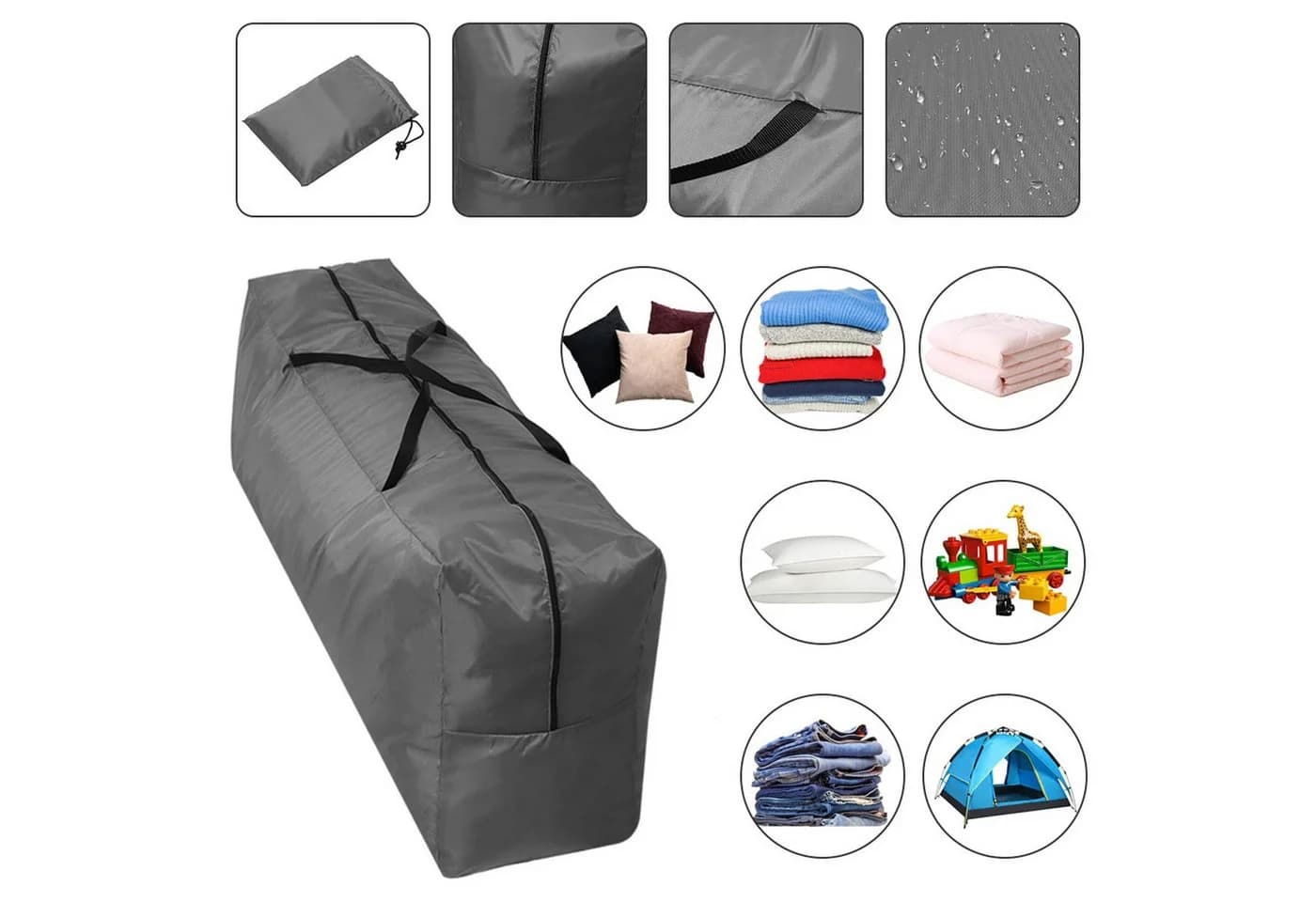 Youyijia Aufbewahrungsbox Auflagentasche 130 x 32 x 50 cm - Bild 5