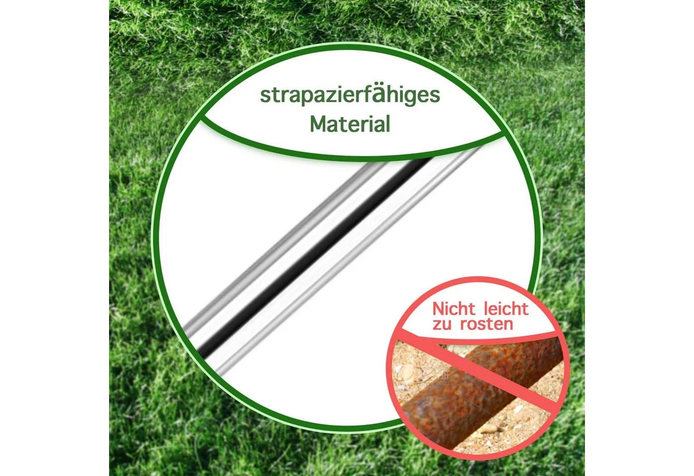 Youyijia 100 Stück Erdanker aus verzinktem Stahl U-Form - Bild 5