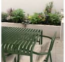 Muxing Gartenlounge-Set 6-tlg. Grün Eisen Bild 5