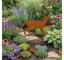 Posiwio Gartenstecker Beetstecker Katze Rostoptik Bild 1