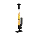 Meulbaty Feuerstelle Feuerrohr 157cm Edelstahl Feuersäule Pelletfackel Bild 2