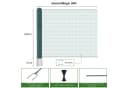 Meulbaty Hühnerzaun Nylon 100x30m mit 15 Pfosten Bild 1