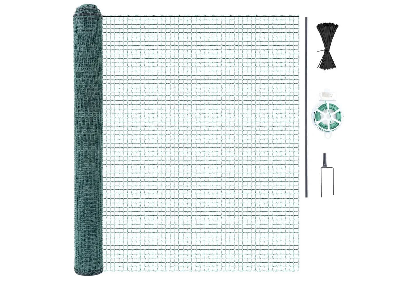 Meulbaty Hühnerzaun Nylon 100x30m mit 15 Pfosten - Bild 2