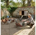 Meulbaty Hühnerzaun Gartenzaun 25m x 1m Schwarz/Grün Bild 1