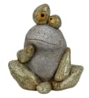 MF Steinfrosch Oskar Gartenfigur Magnesia 25cm Grün Bild 2