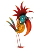 MF Gartenfigur Vogel bunt Metall Arvilo Bild 1