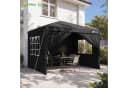 Sekey Faltpavillon 3x3 m Gartenpavillon mit 4 Seitenteilen Bild 2