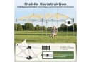 Sekey Faltpavillon 3x6 m Schwarz Wasserdicht UV50+ Höhenverstellbar Bild 3