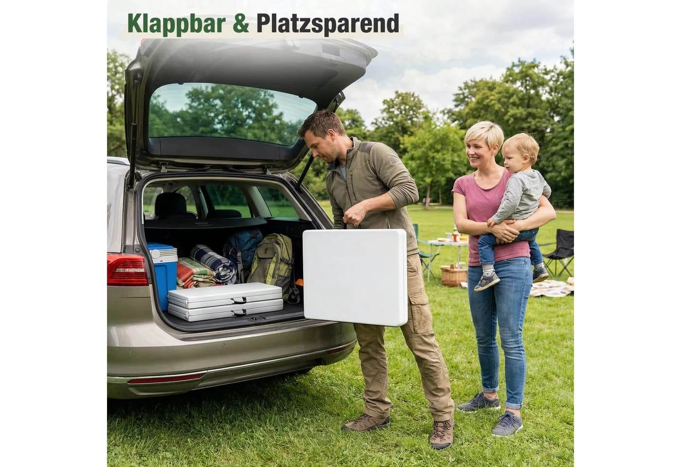 Sekey Bierzeltgarnitur Klappbar 180cm Festzeltgarnitur Biertisch Set - Bild 5