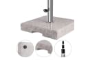 Sekey Sonnenschirmständer Granit Grau 25 kg Bild 5