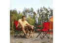 SUNULA Campingstuhl Faltbar Rot mit Getränkehalter Bild 1