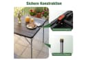 Sekey Klapptisch Schwarz - Faltbarer Campingtisch aus Kunststoff & Metall Bild 3