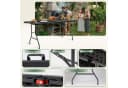 Sekey Campingtisch Klappbar Schwarz Rattan Optik Bild 3
