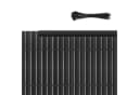 Sekey Balkonsichtschutz 5 m PVC Sichtschutzmatte Anthrazit Bild 2