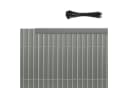 Sekey Balkonsichtschutz 5 m PVC Sichtschutzmatte mit Kabelbindern und Abschlussleiste Bild 2