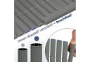 Sekey Balkonsichtschutz 5 m PVC Sichtschutzmatte mit Kabelbindern und Abschlussleiste Bild 3