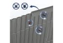 Sekey Balkonsichtschutz 5 m PVC Sichtschutzmatte mit Kabelbindern und Abschlussleiste Bild 4