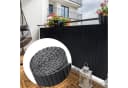 SUNULA Balkonsichtschutz PVC Matte Anthrazit UV-beständig Bild 2