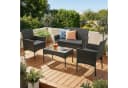 oyajia Gartenlounge-Set Polyrattan Sitzgruppe 4 Personen Bild 2