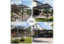 PURPLE LEAF Pergola Lamellendach Aluminium 300x424x240 cm Bild 3