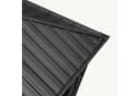 PURPLE LEAF Pavillon Hardtop Aluminium Grau mit LED-Lichtern Bild 5
