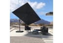 PURPLE LEAMP Sonnenschirm Grau 360° Rotation UV50+ Bild 1