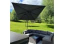 PURPLE LEAMP Sonnenschirm Grau 360° Rotation UV50+ Bild 3