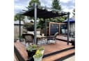 PURPLE LEAF Pergola Aluminium Pavillon mit Schiebedach, Wasserdichte Pergola mit verstellbarem Schatten und UV-Schutz Bild 1