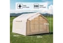 Meulbaty aufblasbares Zelt 6 Personen 300D Oxford-Gewebe UPF50+ Bild 1