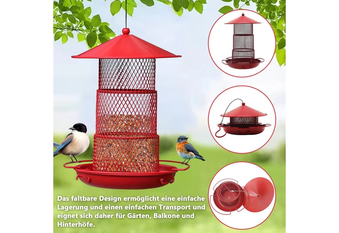 Refined Living Vogelhaus mit Eichhörnchenschutz - Bild 3