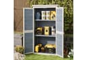 Bealife Gartenhaus Gartenschrank Holz Grau Bild 1