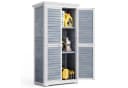 Bealife Gartenhaus Gartenschrank Holz Grau Bild 2