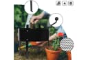 FIVMEN Gartensieb Handkurbelsieb Kompostsieb Metall 40 x 45cm Schwarz Bild 5