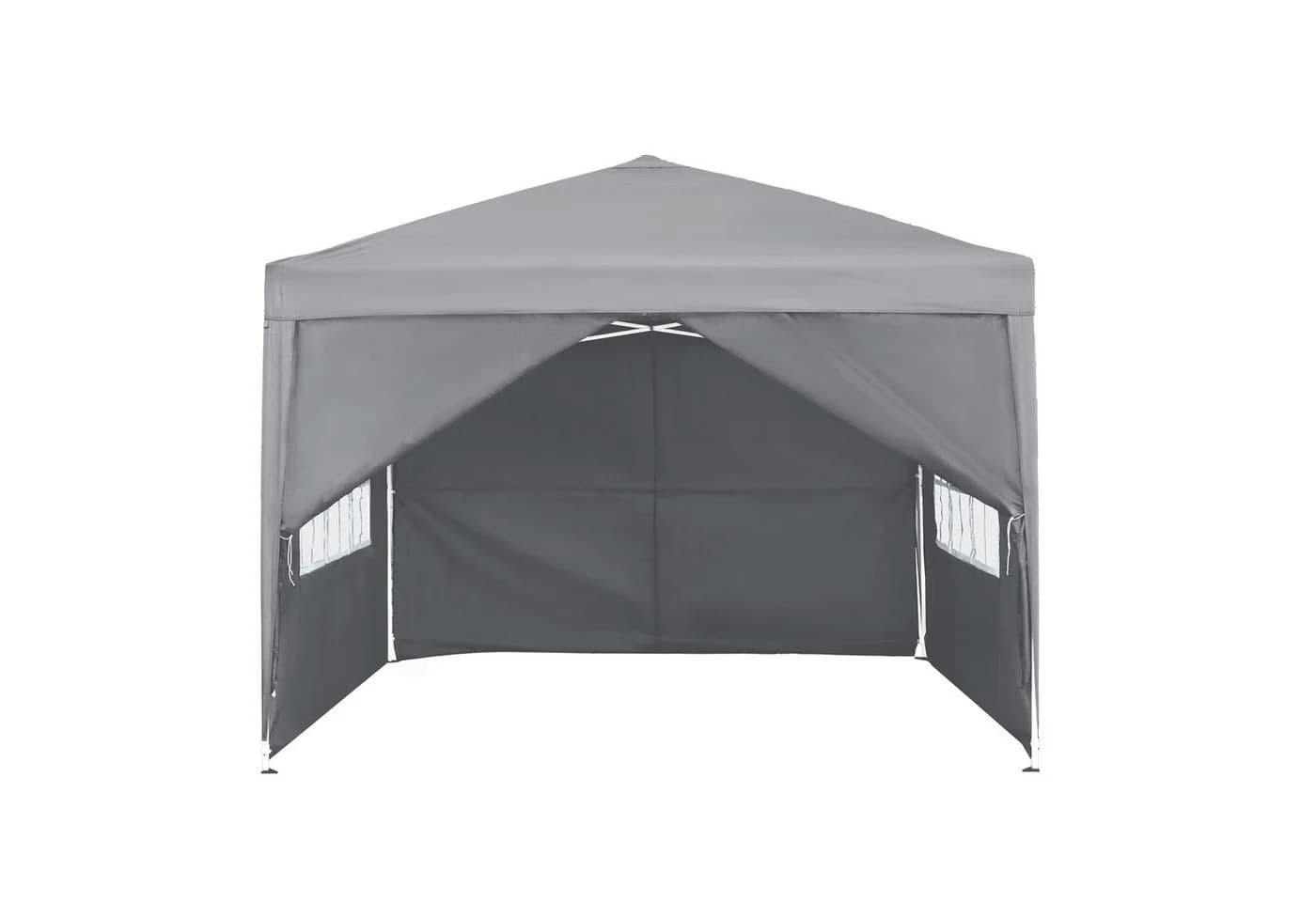 FIVMEN Partyzelt 2.5x2.5m Faltpavillon Gartenpavillon mit 4 Seitenteilen - Bild 2