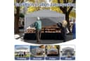 FIVMEN Partyzelt 2.5x2.5m Faltpavillon Gartenpavillon mit 4 Seitenteilen Bild 5