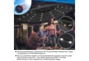 FIVMEN Sonnenschirm mit LED Solarbetriebene Dunkelgrau Bild 4