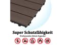 FIVMEN Terrassenfliesen WPC 30x30cm Kunststoff Klickfliesen Bild 3
