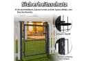 FIVMEN Gartentor Stabmattenzaun Schwarz Bild 3