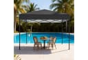 FIVMEN Partyzelt Pop Up 3x3m Anthrazit Stahlrahmen UV-Schutz Bild 2