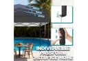 FIVMEN Partyzelt Pop Up 3x3m Anthrazit Stahlrahmen UV-Schutz Bild 5