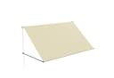 FIVMEN Fallarmmarkise Beige UV-Schutz Aluminium Polyestergewebe Bild 2