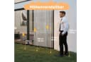 FIVMEN 6x Edelstahl Gartenfackel Silber mit Docht Bild 1