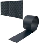 FIVMEN Sichtschutzstreifen Hart PVC 19cm x 2.5m 10 Stk. Anthrazit/Hellgrau/Grün Bild 2