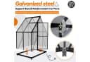 FIVMEN Gewächshaus Premium Aluminium 4 mm PC-Platte UV-beständig Bild 3
