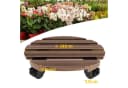 FIVMEN Pflanzenroller WPC 100 kg Tragkraft mit Rollen Bild 1