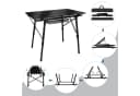 FIVMEN Campingtisch Camping Beistelltisch Faltbar Höhenverstellbar Aluminium Bild 5