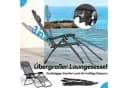 FIVMEN Gartenliege Liegestuhl Klappbar mit Kopfkissen Bild 3
