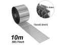 FIVMEN Rasenkante Metall Beetbegrenzung 15/18 cm Silber Schwarz Rost Bild 1