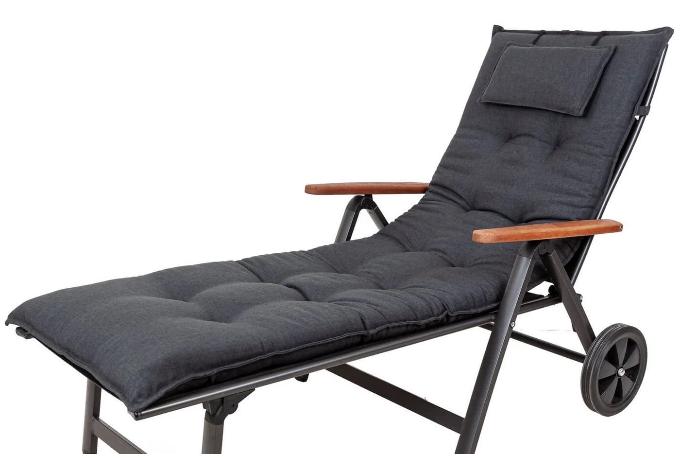 Sun Garden Liegenauflage Rollliege Sylt/Miami Anthrazit