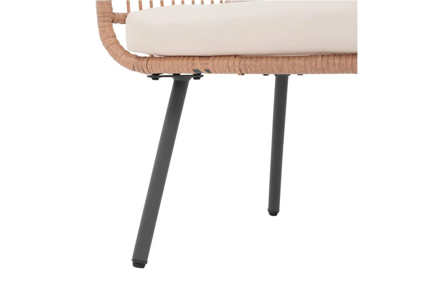 JOIVI Balkonset Bistro Rattan Beige - Bild 5
